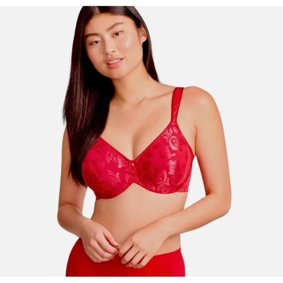 Wacoal Other - Wacoal Awareness Full Figure Seamless Underwire Bra 85567 Red 36D